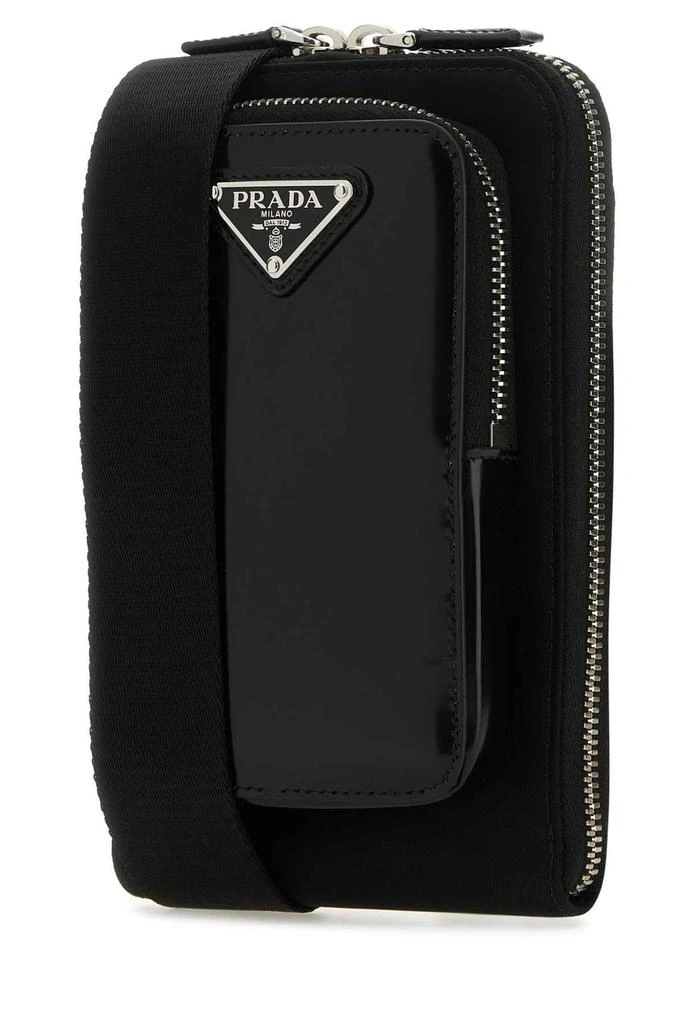 商品Prada|Prada Triangle-Logo Zipped Phone Case,价格¥7546,第3张图片详细描述