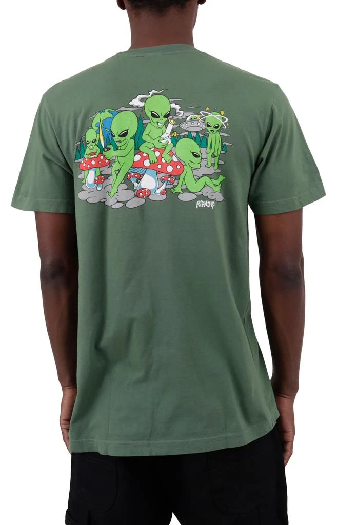 商品RIPNDIP|Space Gang T-Shirt - Olive,价格¥165,第1张图片
