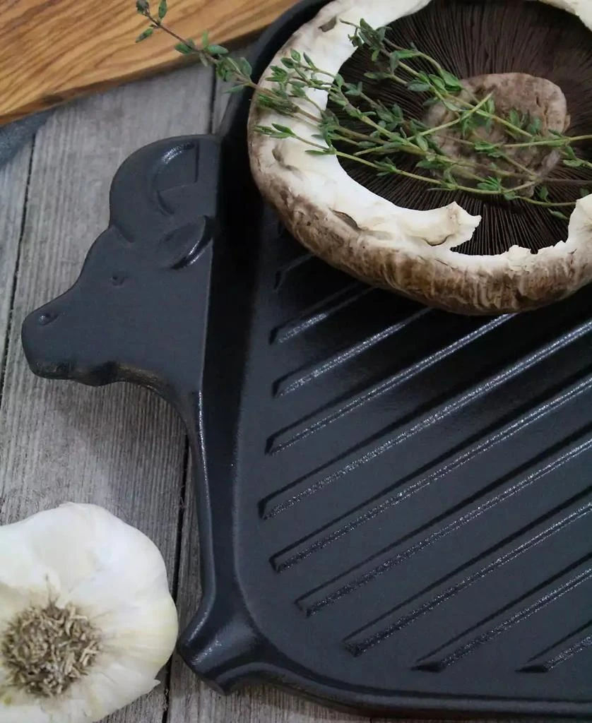商品Chasseur|French Cow Shaped Cast Iron 15" Griddle,价格¥699,第2张图片详细描述