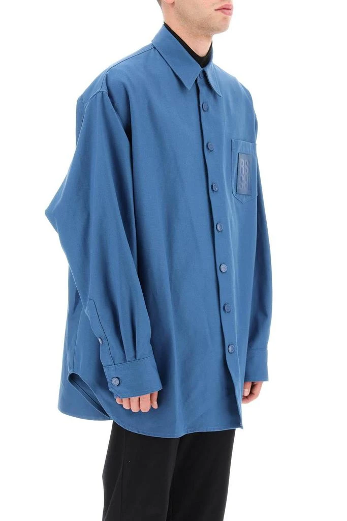 商品RAF SIMONS|OVERSIZED DENIM SHIRT WITH LOGO PATCH,价格¥2887,第3张图片详细描述