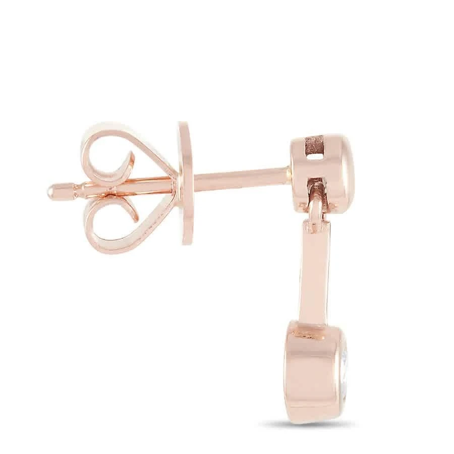 商品LB Exclusive|14K Rose Gold 0.16 ct Diamond Earrings,价格¥2488,第2张图片详细描述