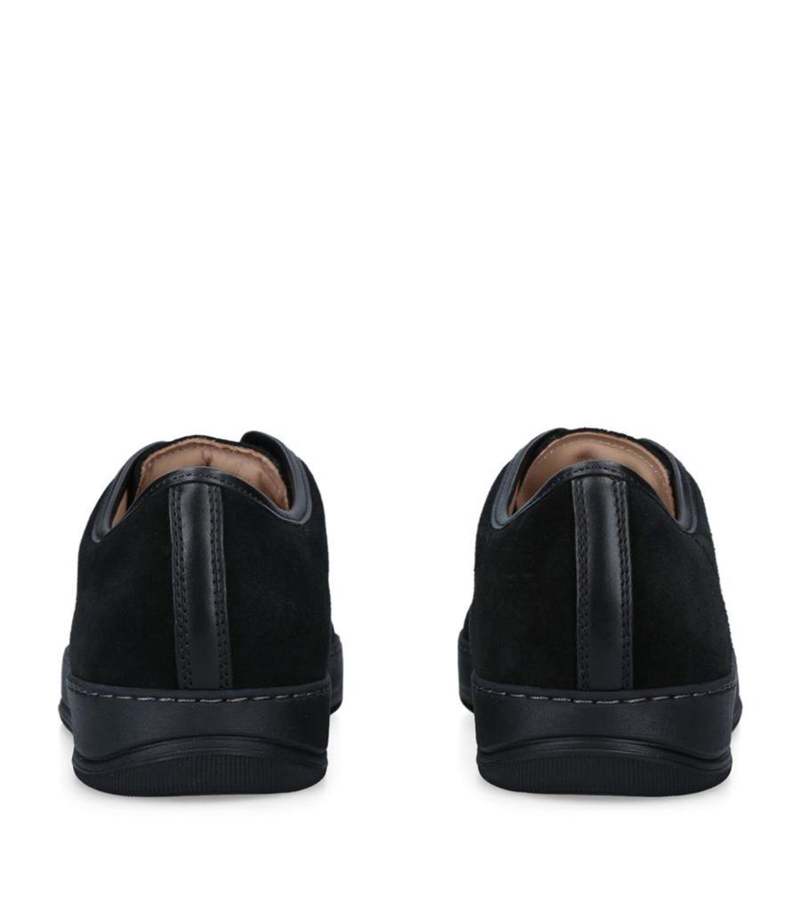 商品Lanvin|Suede Patent Toe Cap Sneakers,价格¥3325,第4张图片详细描述