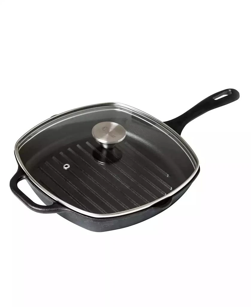 商品Victoria|Glass Lid with Stainless Steel Knob for 10" Grill Pan,价格¥150,第4张图片详细描述