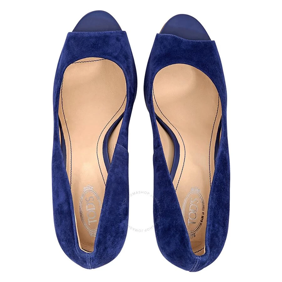 商品Tod's|Ladies Wedge in Bluette,价格¥589,第3张图片详细描述