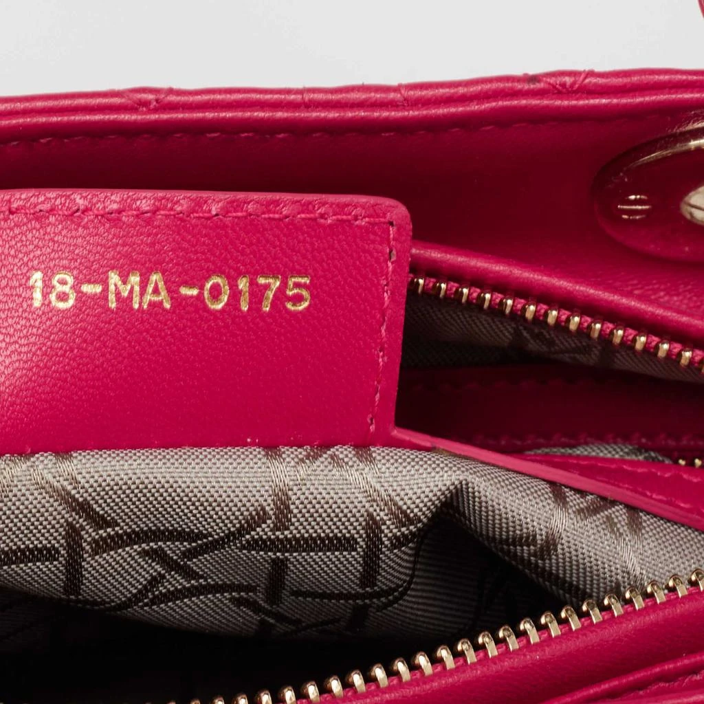 Dior Pink Cannage Leather Medium Lady Dior Tote 商品