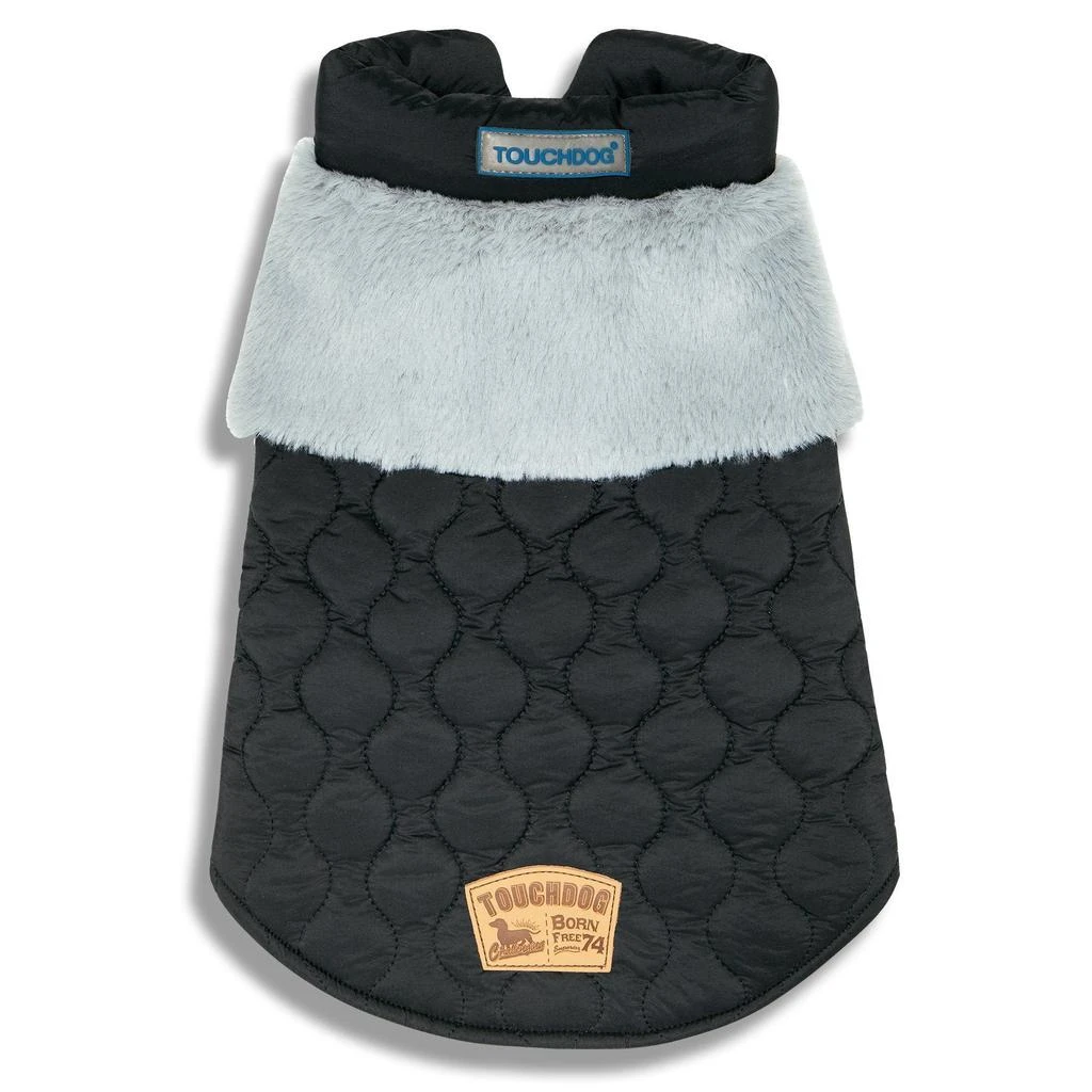 商品Touchdog|'Furrost-Bite' Fur and Fleece Designer Fashion Dog Jacket,价格¥260,第1张图片详细描述