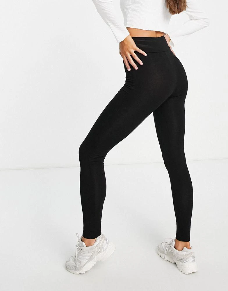 商品River Island Tall|River Island Tall high waist legging in black,价格¥82,第2张图片详细描述