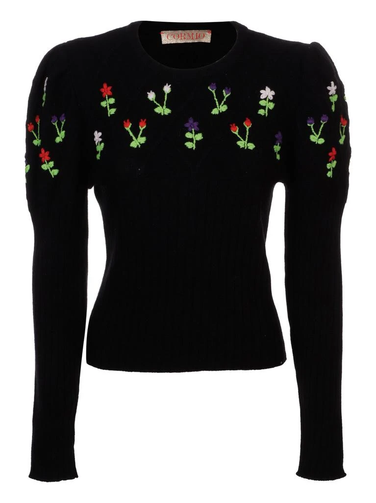 商品CORMIO|Cormio Oma Floral Embroidery Crewneck Sweater,价格¥2842,第1张图片