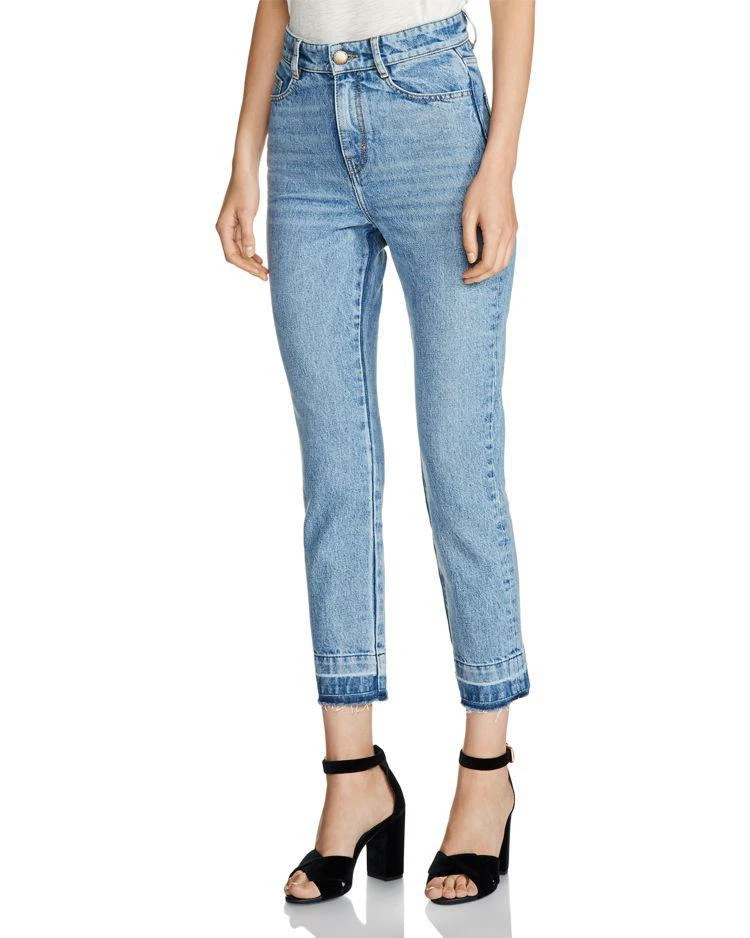 商品Maje|Parazar Released-Hem Cropped Jeans,价格¥711,第1张图片