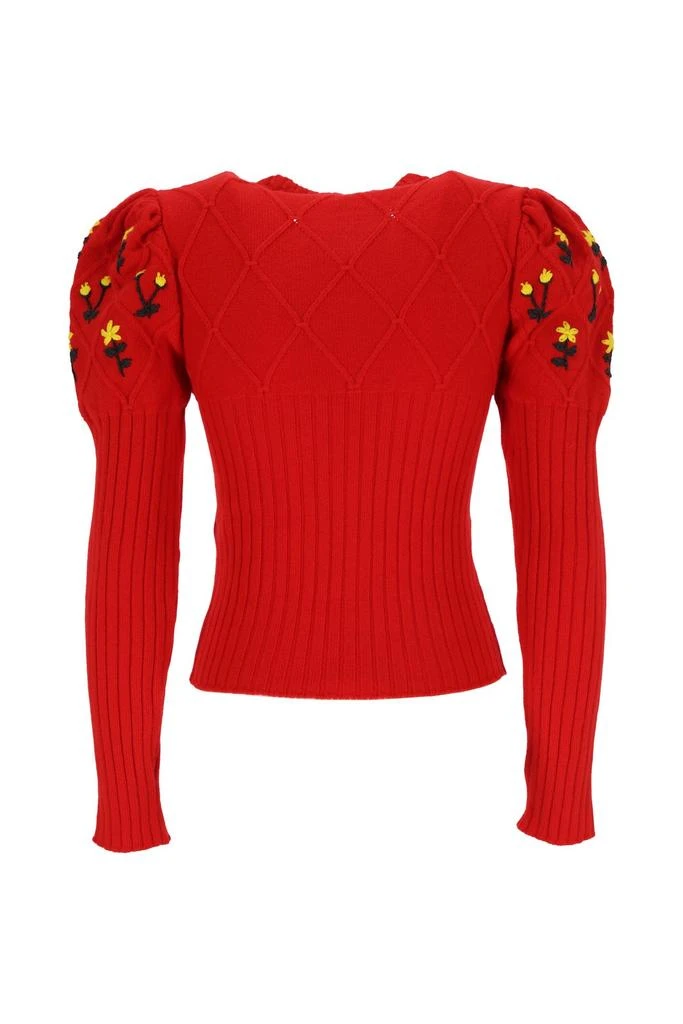 商品CORMIO|Cormio Oma Floral Embroidery Crewneck Sweater,价格¥2756,第2张图片详细描述