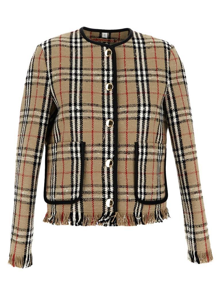 商品Burberry|Checkered Jacket,价格¥18657,第1张图片