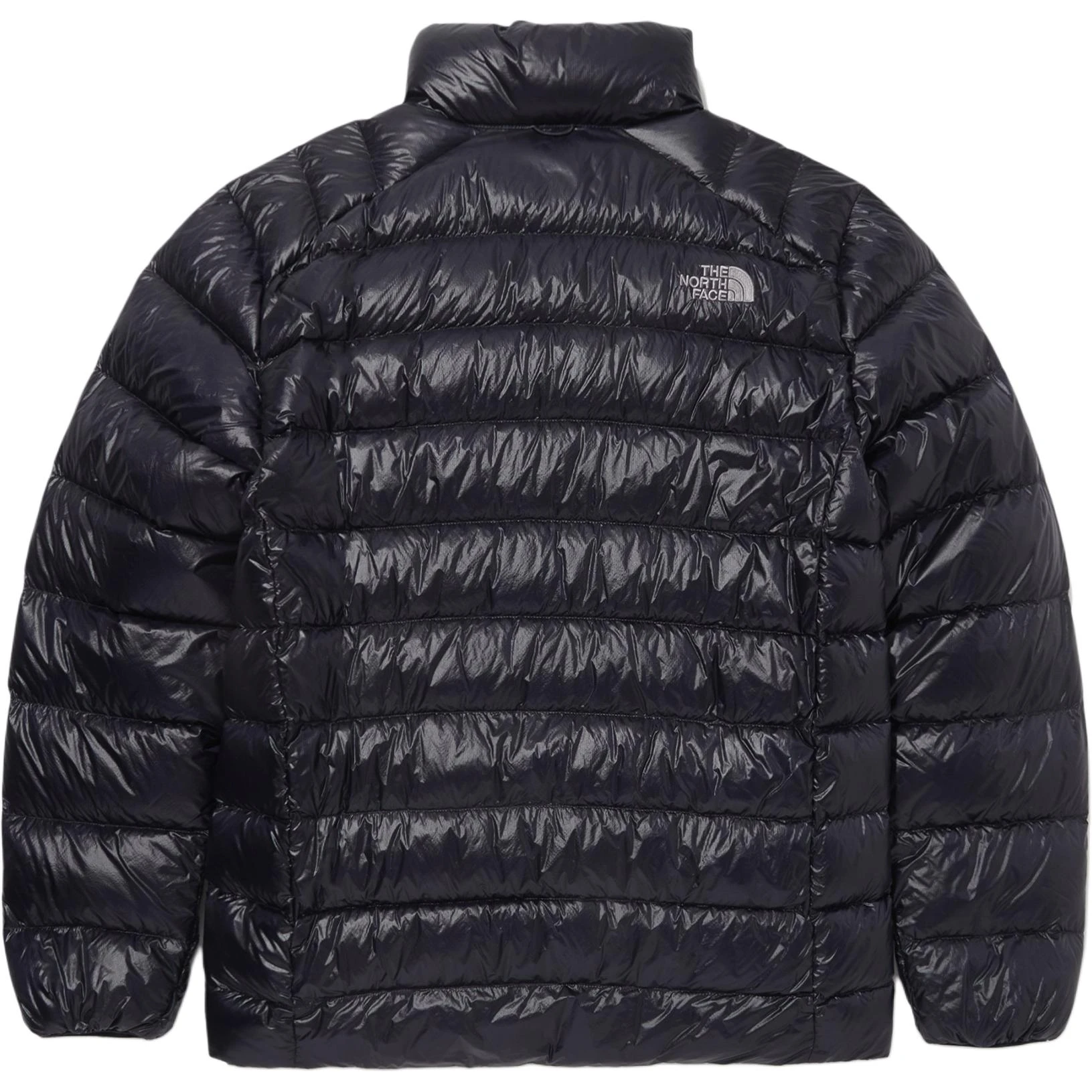 商品[国内直发] The North Face|[预售3天]北面 SS24亮面轻便型立领保暖防水防风排骨羽绒服 男女同款 海军蓝,价格¥1186,第3张图片详细描述