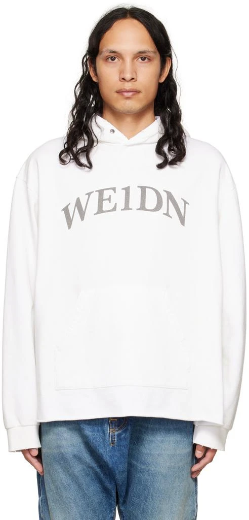 商品We11done|White Distressed Hoodie,价格¥1180,第1张图片