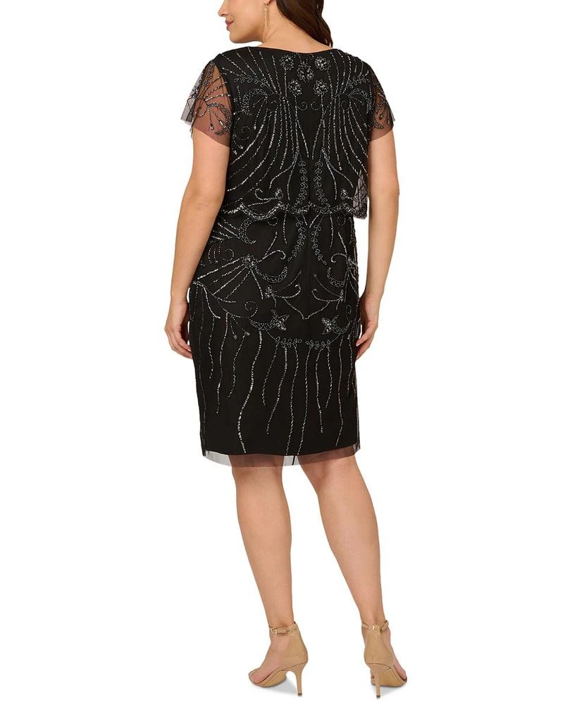 Plus Beaded Sheath Dress 商品