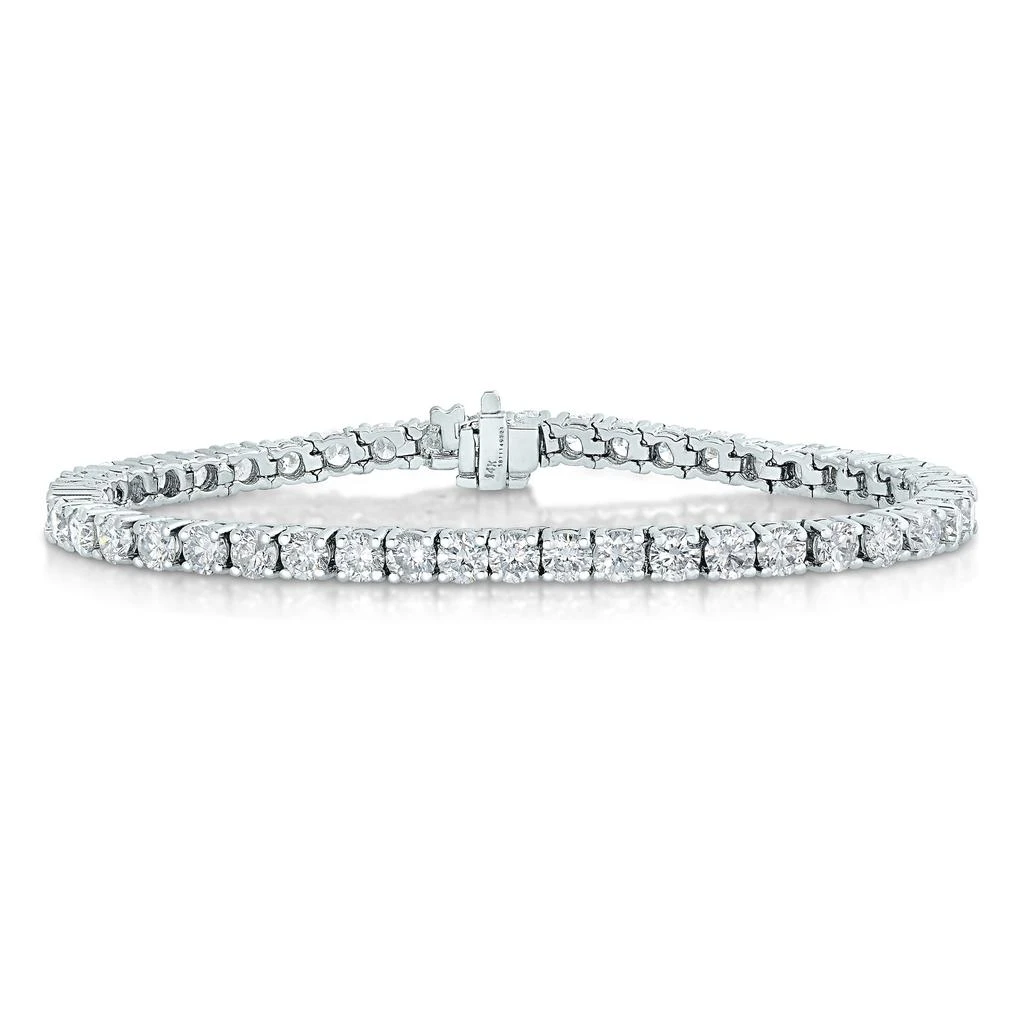 商品Vir Jewels|5 cttw Diamond Bracelet 14K White Gold Classic Tennis Round Prong Set 7 Inch,价格¥33364,第1张图片