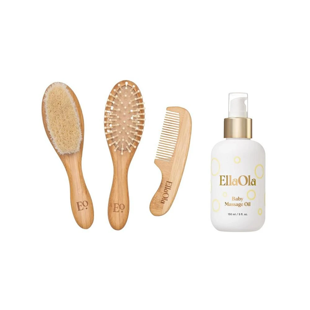 商品EllaOla|Brush & Oil Cradle Cap Duo (2 Pieces),价格¥402,第1张图片