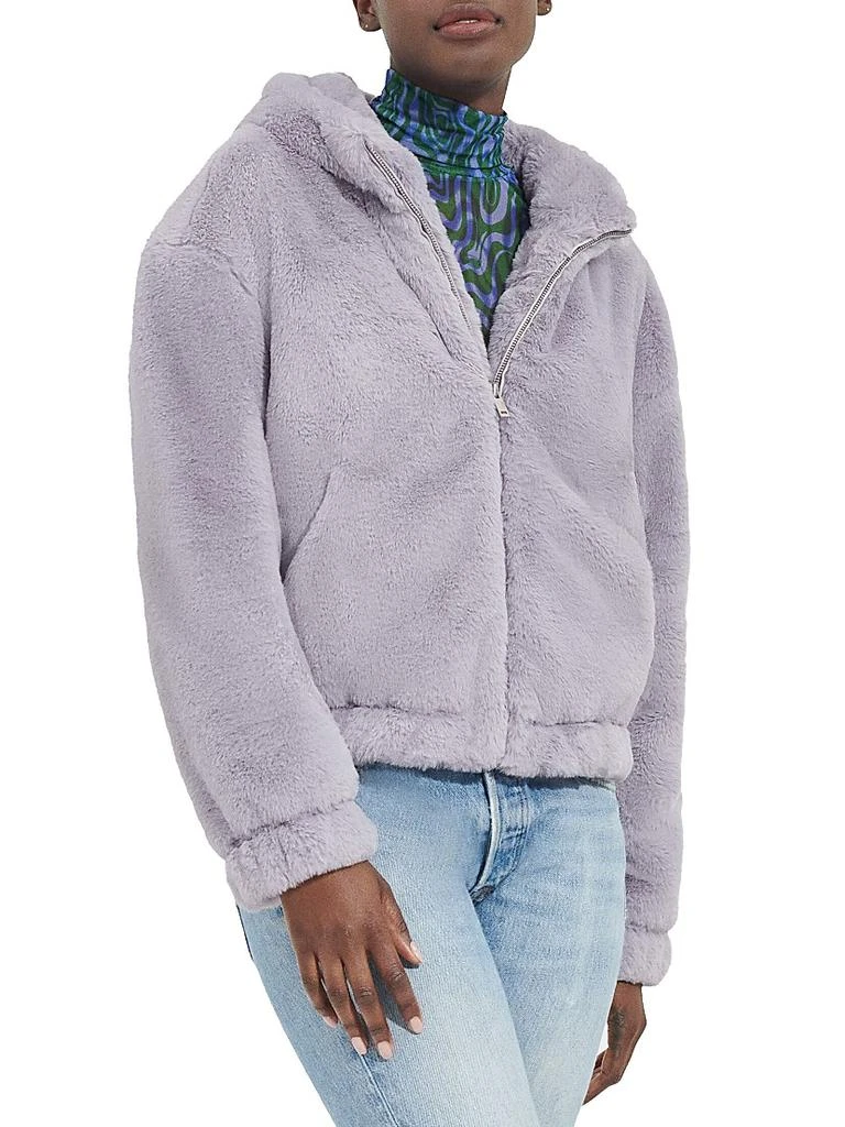 商品UGG|Mandy Faux Fur Zip-Front Hoodie,价格¥1029,第1张图片