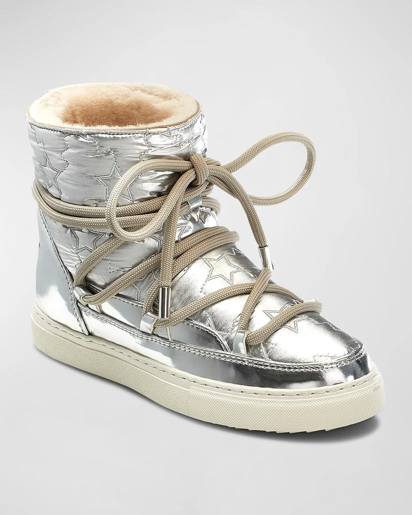 商品INUIKII|Bomber Star Metallic Snow Boots,价格¥1360,第2张图片详细描述