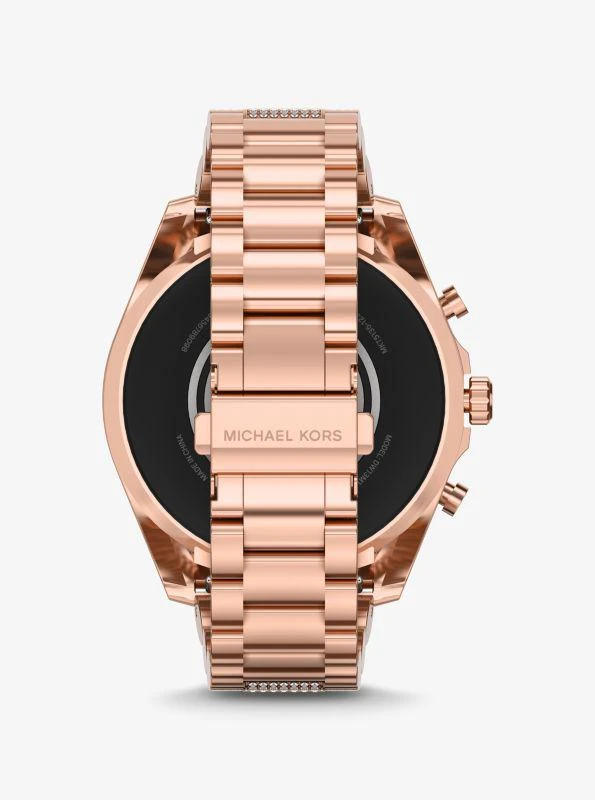 商品Michael Kors|Gen 6 Bradshaw Pavé Rose Gold-Tone Smartwatch,价格¥2962,第3张图片详细描述