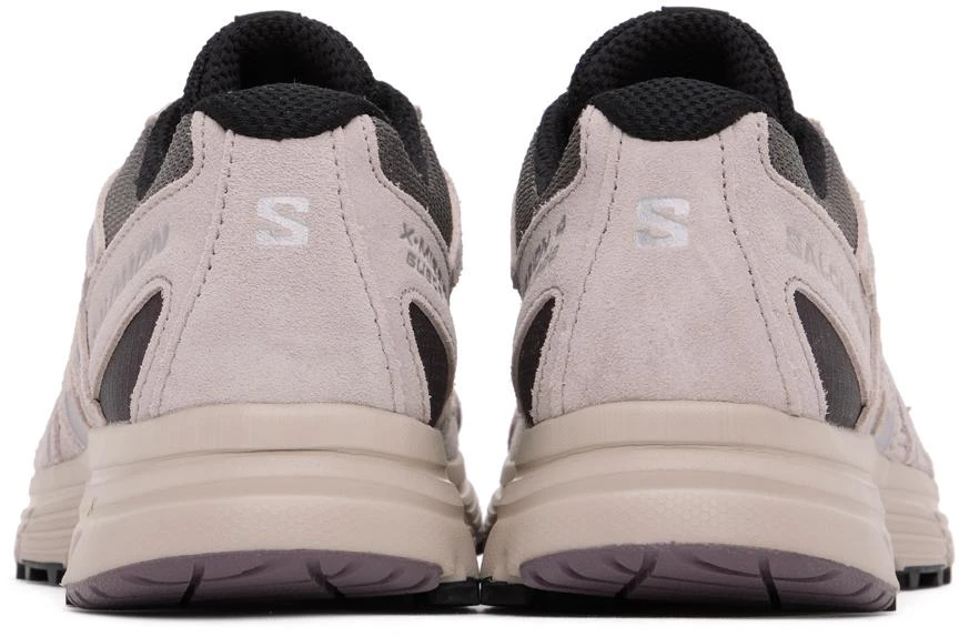 商品Salomon|Taupe & Gray X-Mission 4 Suede Sneakers,价格¥992,第2张图片详细描述