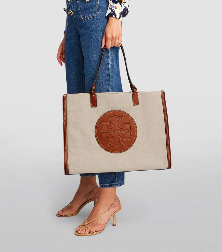 商品Tory Burch|Canvas Ella Tote Bag,价格¥5921,第2张图片详细描述