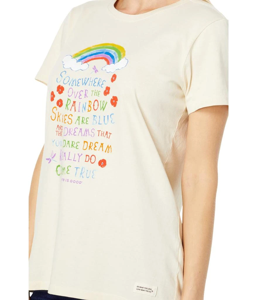 商品Life is Good|Wizard Of Oz Somewhere Over The Rainbow Crusher™ Tee,价格¥236,第3张图片详细描述