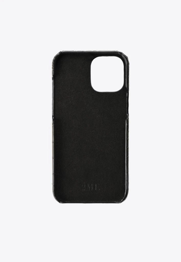商品2ME Style|iPhone 12 PRO Max Case in Croc Leather,价格¥433,第2张图片详细描述