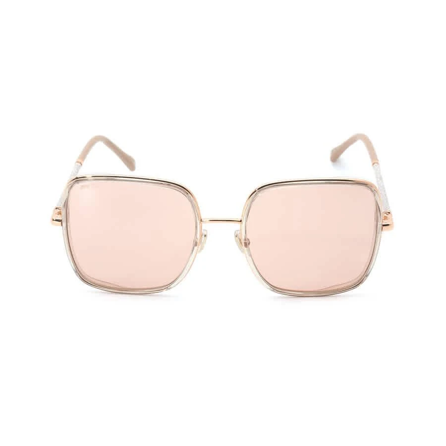 商品Jimmy Choo|Jimmy Choo Pink Square Ladies Sunglasses JAYLA/S 0BKU/2S 57,价格¥563,第2张图片详细描述