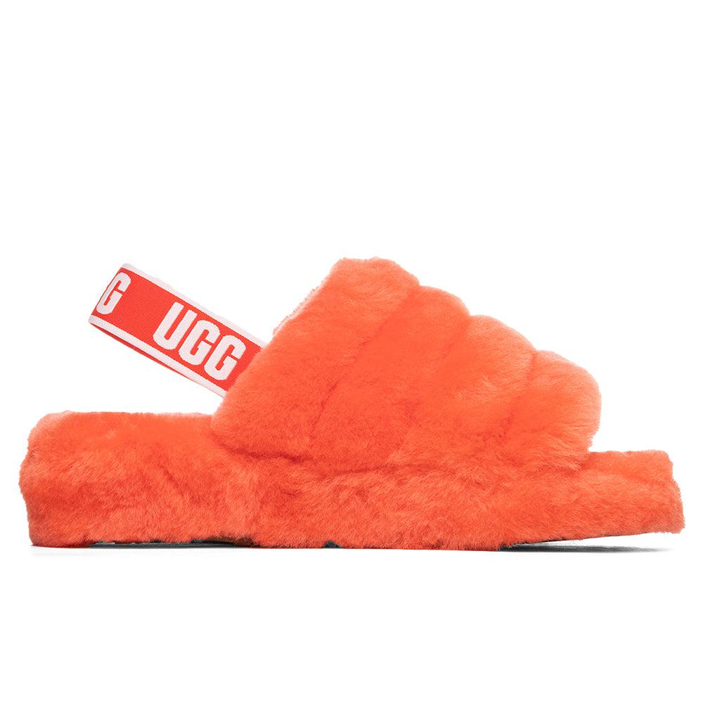 UGG Women's Fluff Yeah Slide - Red Currant商品第1张图片规格展示