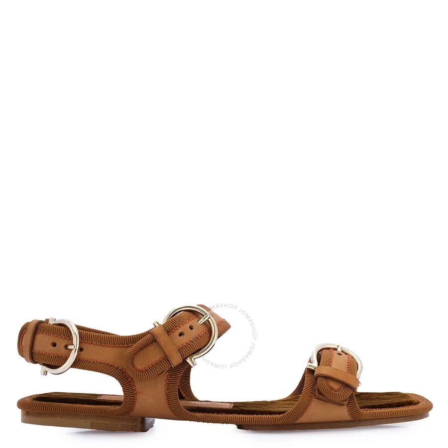 商品Salvatore Ferragamo|Salvatore Ferragamo Ladies Nomadic Stories Leather Buckle Sandals,价格¥1454,第1张图片