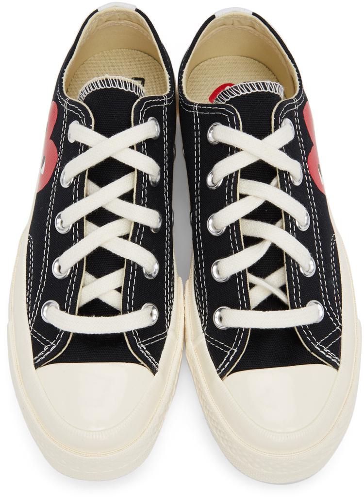 Black Converse Edition Half Heart Chuck 70 Low Sneakers商品第5张图片规格展示