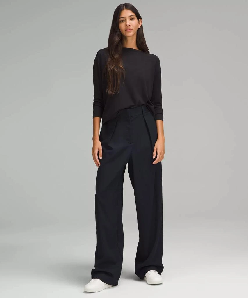 Pleat-Front High-Rise Trouser *Regular 商品