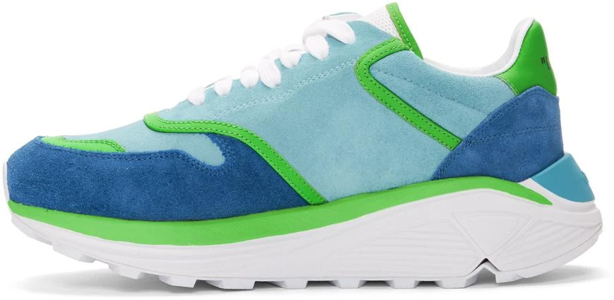 商品Off-White|Blue & Green Jogger Sneakers,价格¥3006,第3张图片详细描述