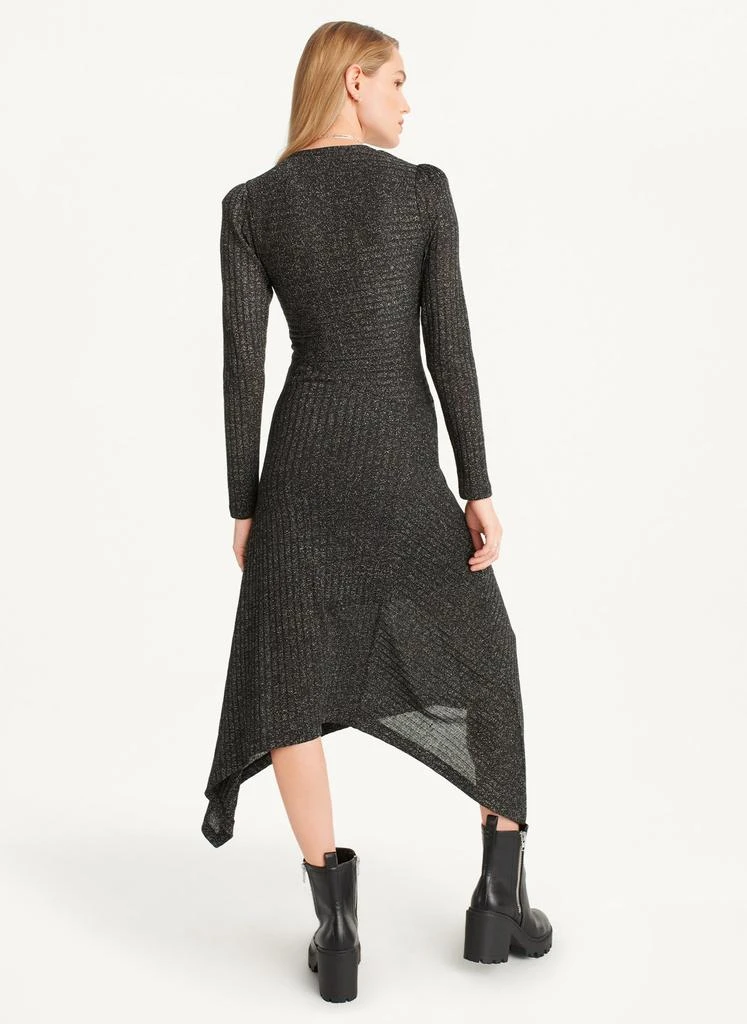 商品DKNY|Sparkle Ribbed Midi Dress,价格¥456,第3张图片详细描述