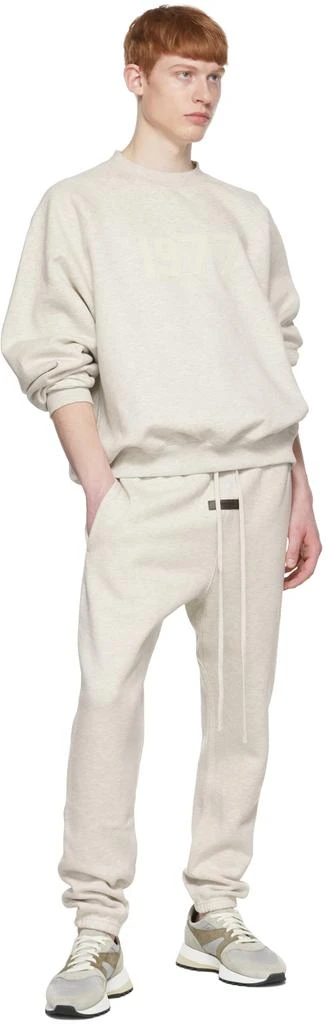 商品Essentials|Off-White Cotton Lounge Pants,价格¥464,第4张图片详细描述