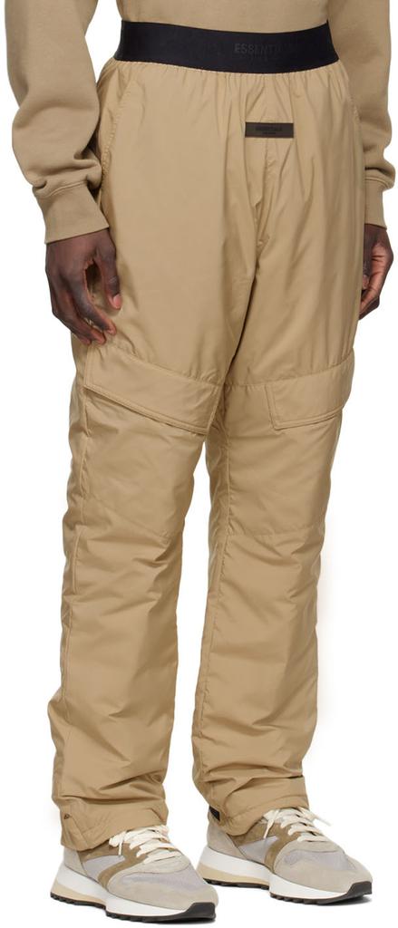 Tan Polyester Cargo Pants商品第2张图片规格展示