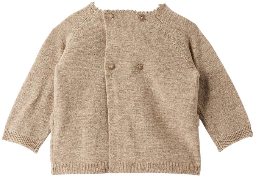 商品Bonpoint|Baby Taupe Bamba Sweater & Leggings Set,价格¥834,第3张图片详细描述