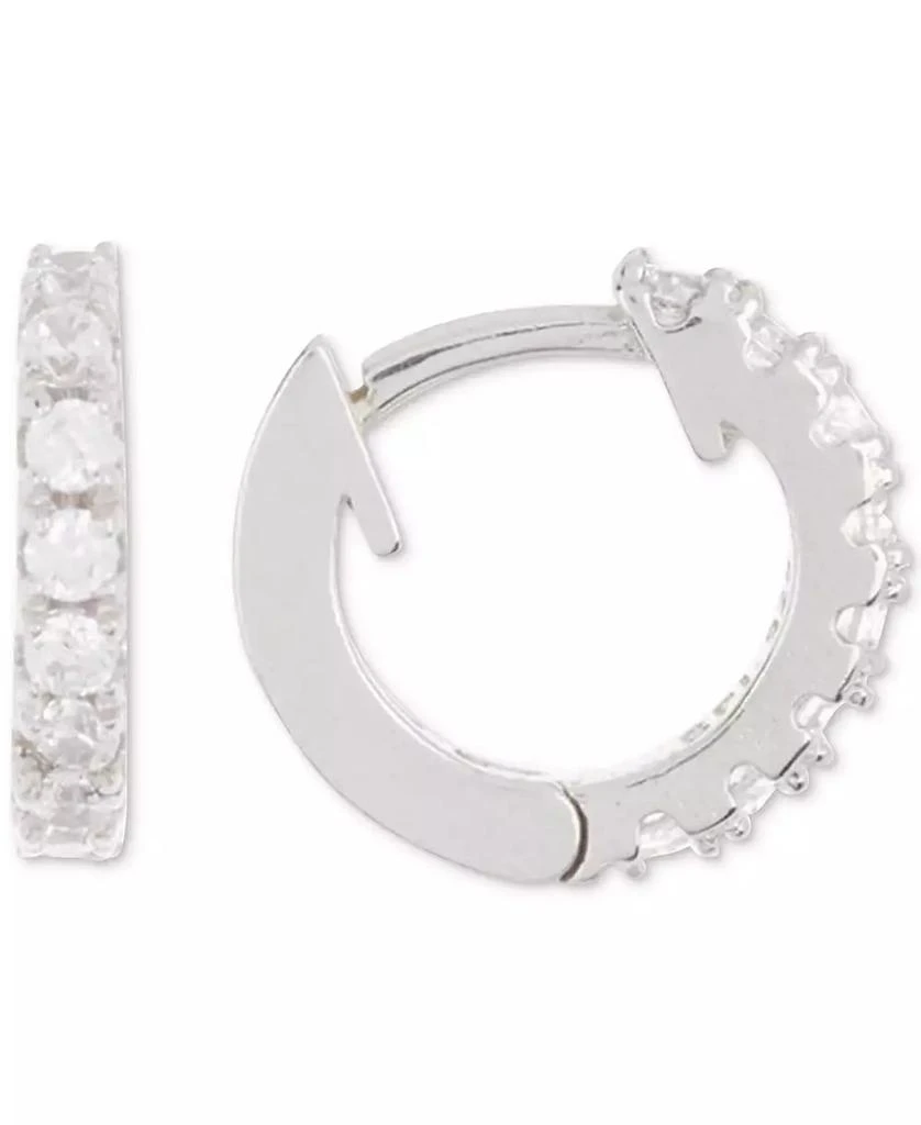 商品ADORNIA|Crystal Small Huggie Hoop Earrings, 0.35",价格¥149,第1张图片