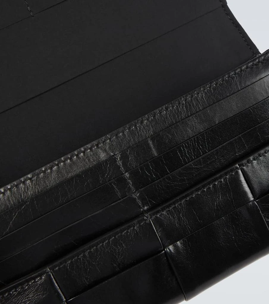 商品Bottega Veneta|Intreccio编织皮革钱包,价格¥8915,第4张图片详细描述