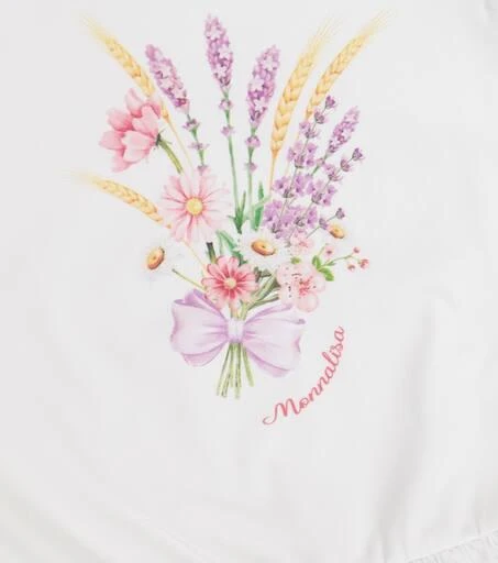 商品MONNALISA|印花T恤和紧身裤套装,价格¥979,第3张图片详细描述