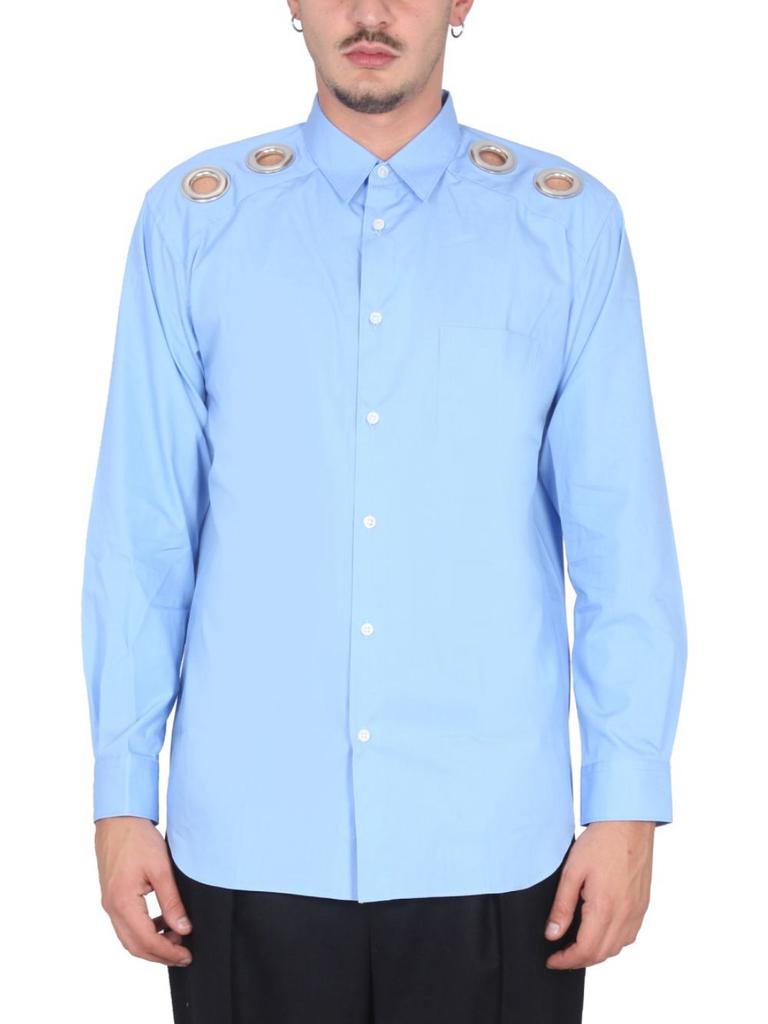 Comme Des Garçons Shirt Mens Blue Shirt商品第1张图片规格展示