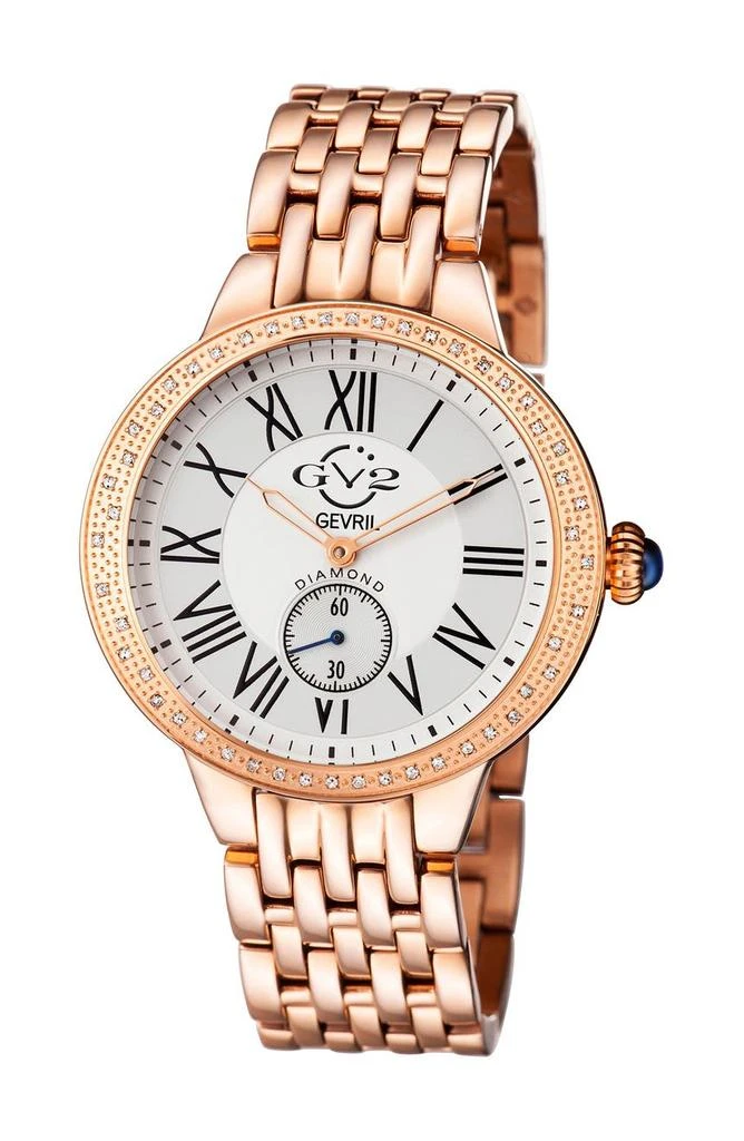 商品Gevril|Women's Astor Diamond Quartz Watch, 40mm - 0.24 ctw,价格¥2695,第1张图片