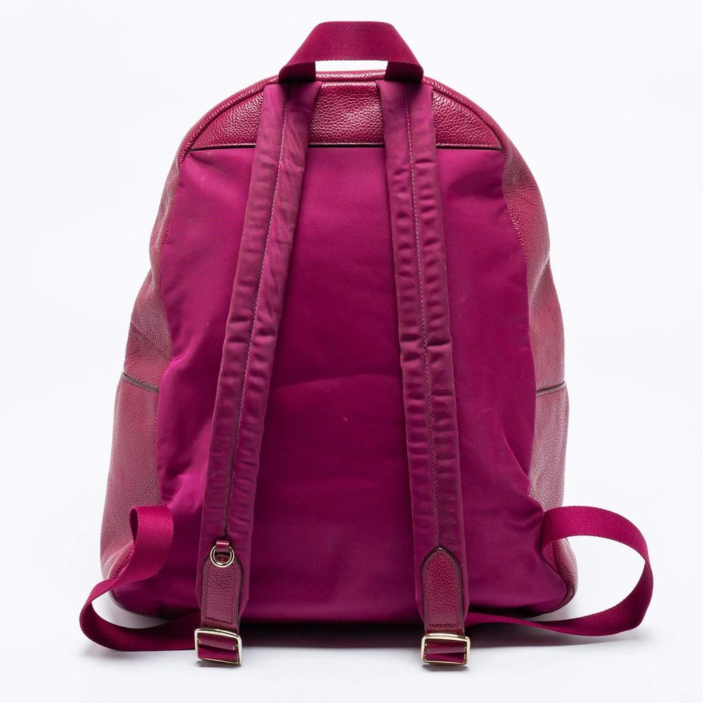 商品[二手商品] Coach|Coach Pink Leather And Nylon Charlie Backpack,价格¥1354,第4张图片详细描述