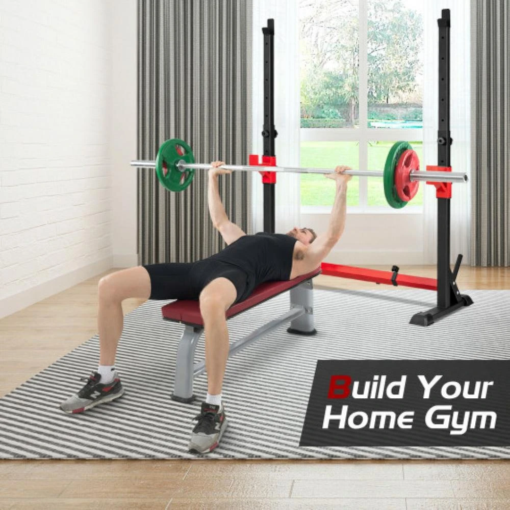 商品Hivvago|Adjustable Squat Rack Stand for Home Gym Fitness,价格¥991,第2张图片详细描述