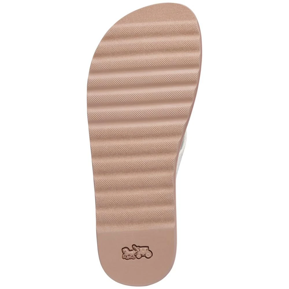 商品Coach|Women's Zoe Thong Flip-Flop Sandals,价格¥380,第5张图片详细描述