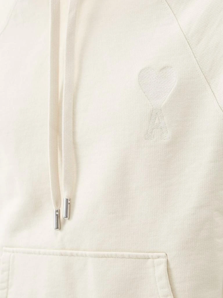 商品AMI|Ami de Cœur-logo organic cotton-jersey hoodie,价格¥1987,第3张图片详细描述