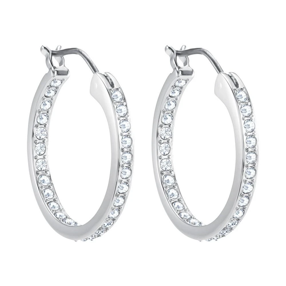 商品Swarovski|Small Sommerset Crystal Hoop Earrings,3/4",价格¥367,第3张图片详细描述