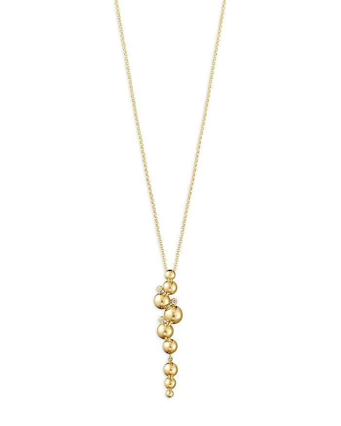 商品Georg Jensen|18K Yellow Gold Moonlight Grapes Ball Cluster Pendant Necklace, 17.72",价格¥20895,第1张图片