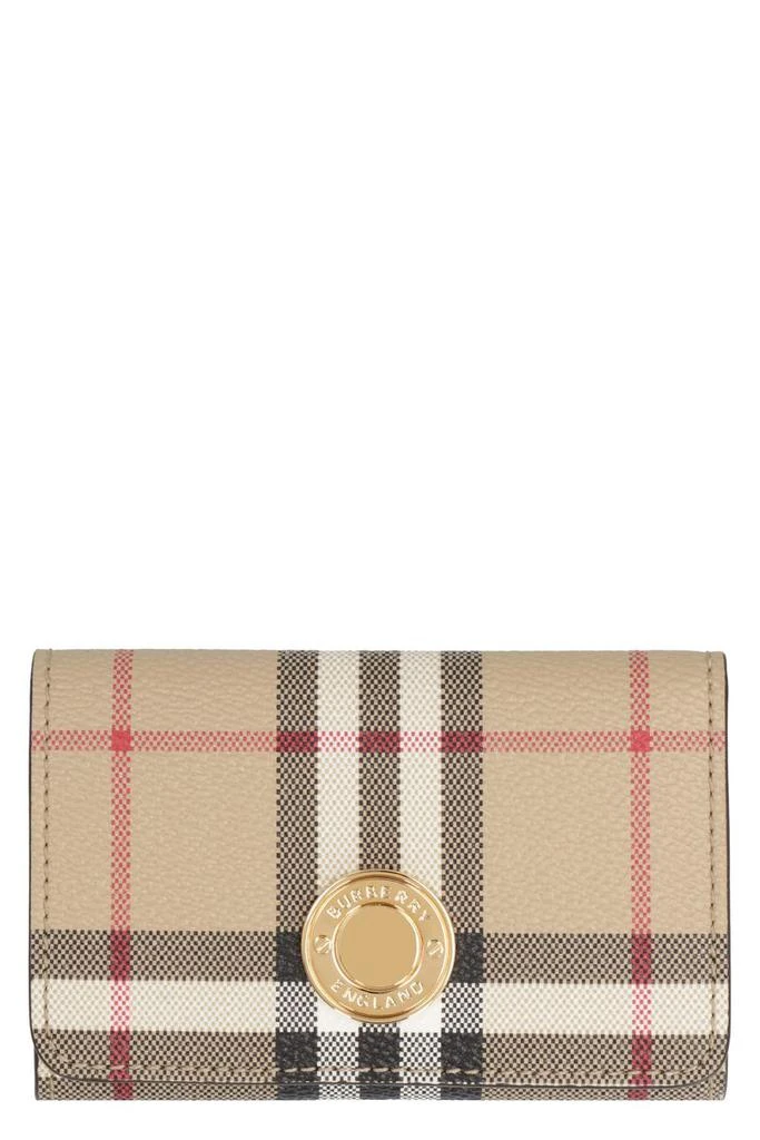 商品Burberry|Burberry Checked Fabric Wallet,价格¥2883,第1张图片