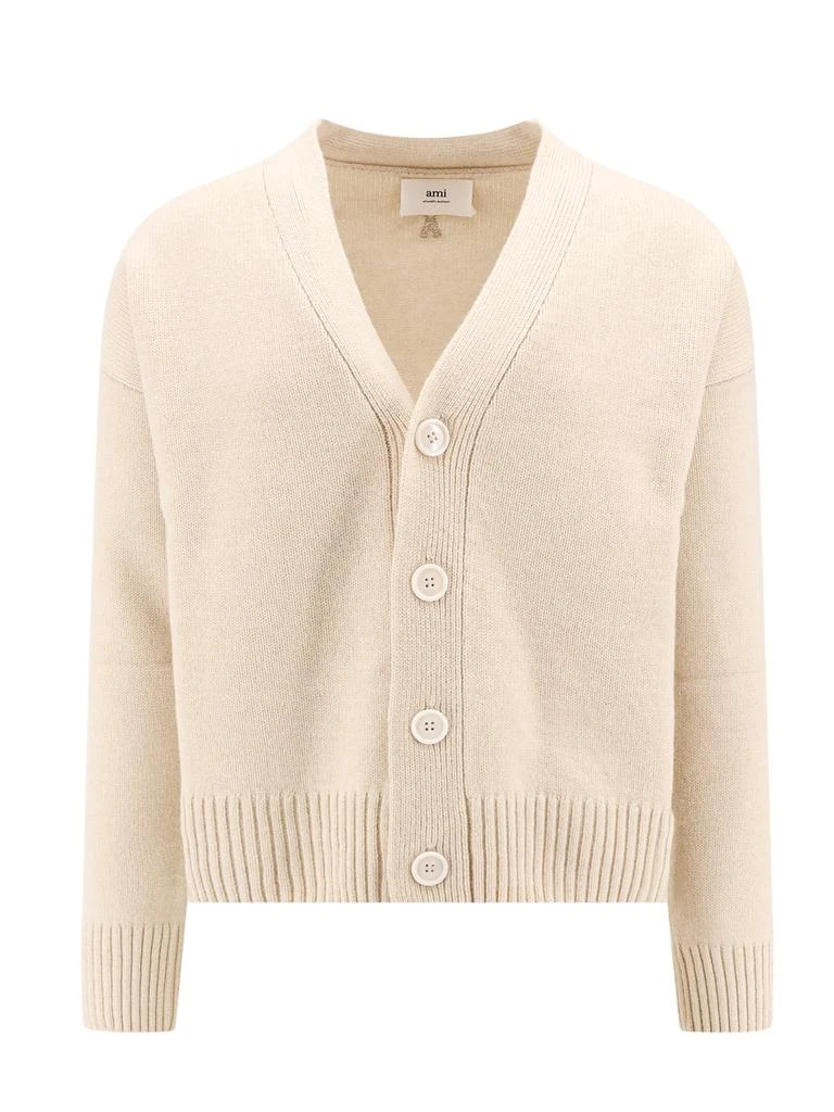 商品AMI|Merinos wool and cashmere cardigan,价格¥3381,第1张图片